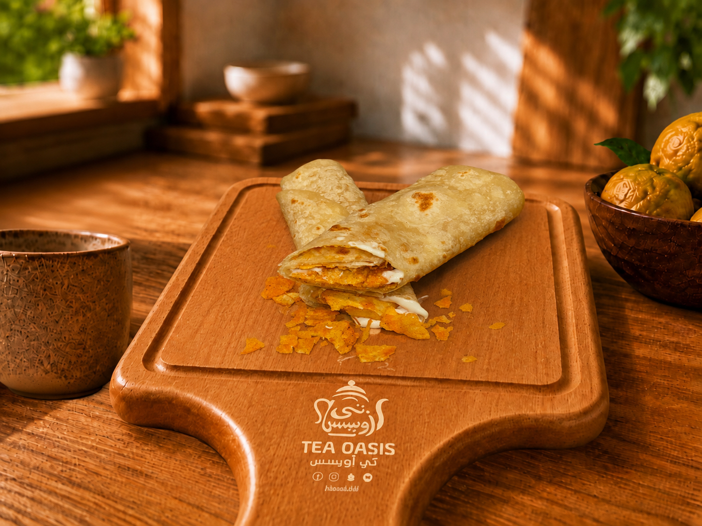 Chapati Cheese Chips