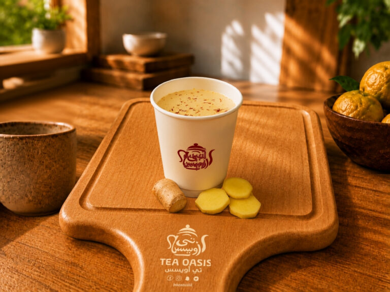 Milk with Ginger and Saffron